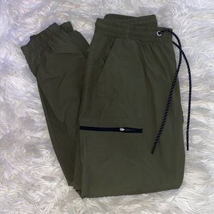 Olive green joggers
